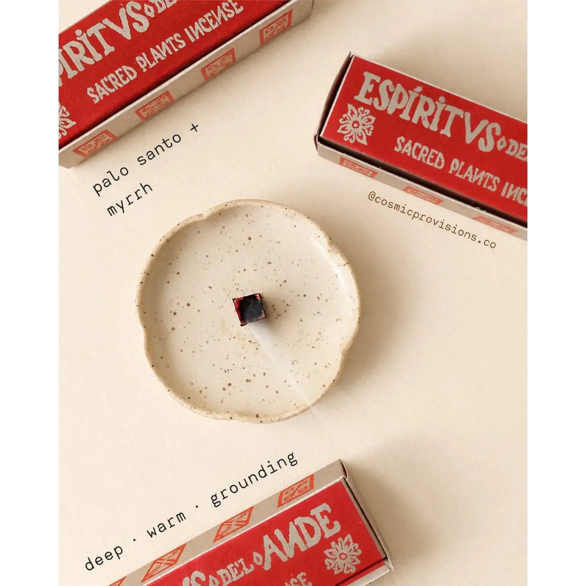 PALO SANTO + MYRRH INCENSE BARS - ESPÍRITUS DEL ANDE