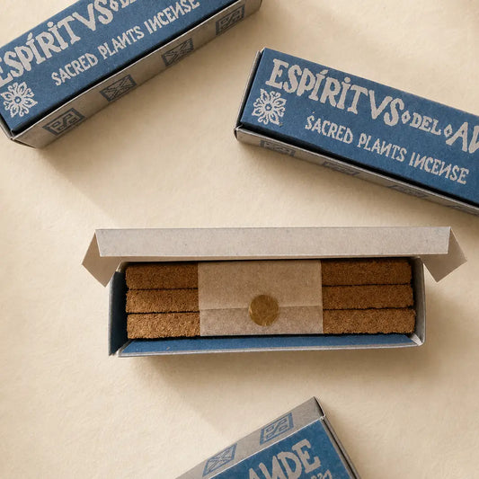 PALO SANTO + COPAL INCENSE BARS - ESPÍRITUS DEL ANDE